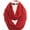 Red, variant on C. C. Cable Knit Infinity Scarf Various Colors (Red)