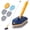 Blue, variant on PETGLE Tub Scrubber with Long Handle, 58" Extendable 3 in 1 Tub Cleaner Brush with Long Handle, No Scratch Shower Cleaning Brush for Bathtub, Bathroom Ceilings, Toilet, Kitchen, Floor