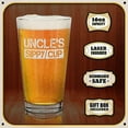 thumbnail image 2 of Shop4Ever Uncle's Sippy Cup Laser Engraved Beer Pint Glass New Uncle To Be Promoted To Uncle (16 oz.), 2 of 4
