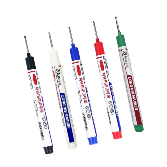 7829 Waterproof Oil Based Permanent Markers Set For Metal, Plastic and Wood Surfaces