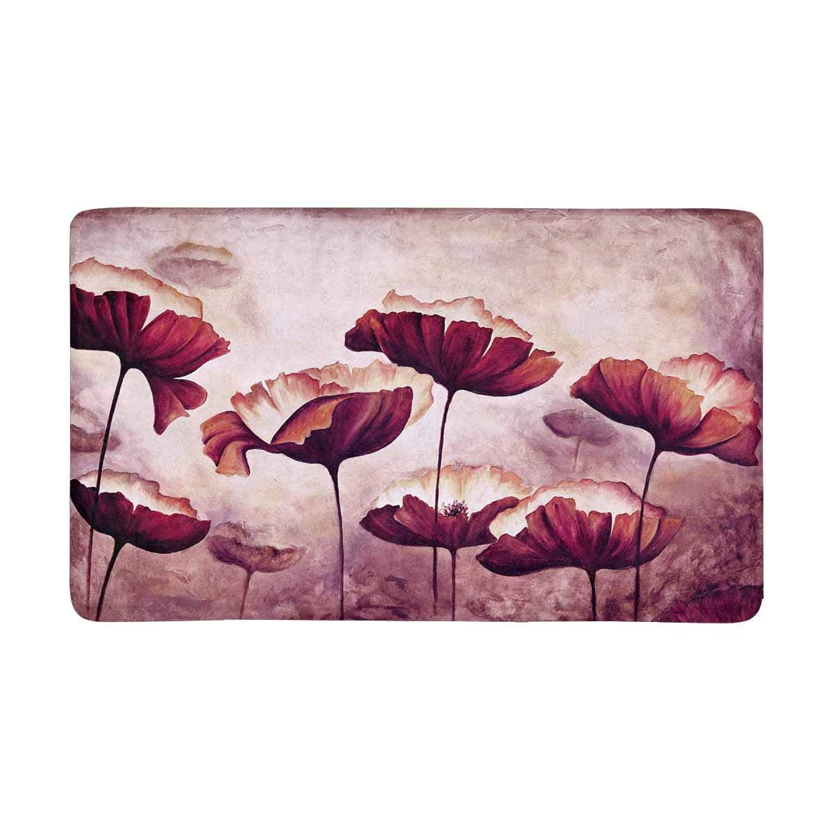 POP Painting Poppies Doormat Entrance Mat Floor Rug Indoor/Front Door