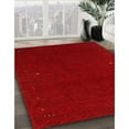 thumbnail image 2 of Ahgly Company Indoor Rectangle Contemporary Brown Red Abstract Area Rugs, 6' x 9', 2 of 6