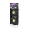 PYLE PSUFM1065P - Disco Jam 2 Passive PA Speaker System, Flashing DJ Lights, Dual 10-Inch Woofers, Dual 3-Inch Tweeters, 1200 Watt (Works with Active Speaker Model: PSUFM1068BT)