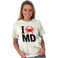 thumbnail image 4 of Maryland I Love MD Crabby State Pride Men's Graphic T Shirt Tees Brisco Brands 2X, 4 of 6