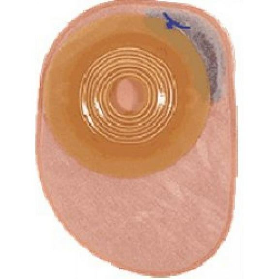 Assura Filtered Ostomy Pouch, One-Piece System, 7 Inch Length, 1-1/4 Inch Stoma, Closed End, Opaque, 10 Count