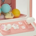 thumbnail image 4 of Mini Claw Machine for Kids, Portable Claw Grabber Game with Plush Dolls & Music, Home Arcade Toy for Boys and Girls (Pink), 4 of 5
