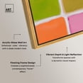 thumbnail image 4 of Pastel Boho Minimal Wall Print Set Framed High-Gloss Acrylic Glass Wall Art Boho Set by Art Remedy, Gold Frame, 30 x 30, 4 of 6