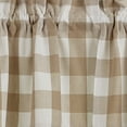 thumbnail image 3 of Park Designs Natural Tan Buffalo Check Panels 63"L, 3 of 6