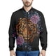 thumbnail image 2 of Chaqueta de vuelo para hombre y mujer, novedad de 2024, con estampado 3D de tigre de Harajuku, estilo hip hop callejero, chaquetas de bombardero con cuello alto, camisetas de manga larga, 2 of 5