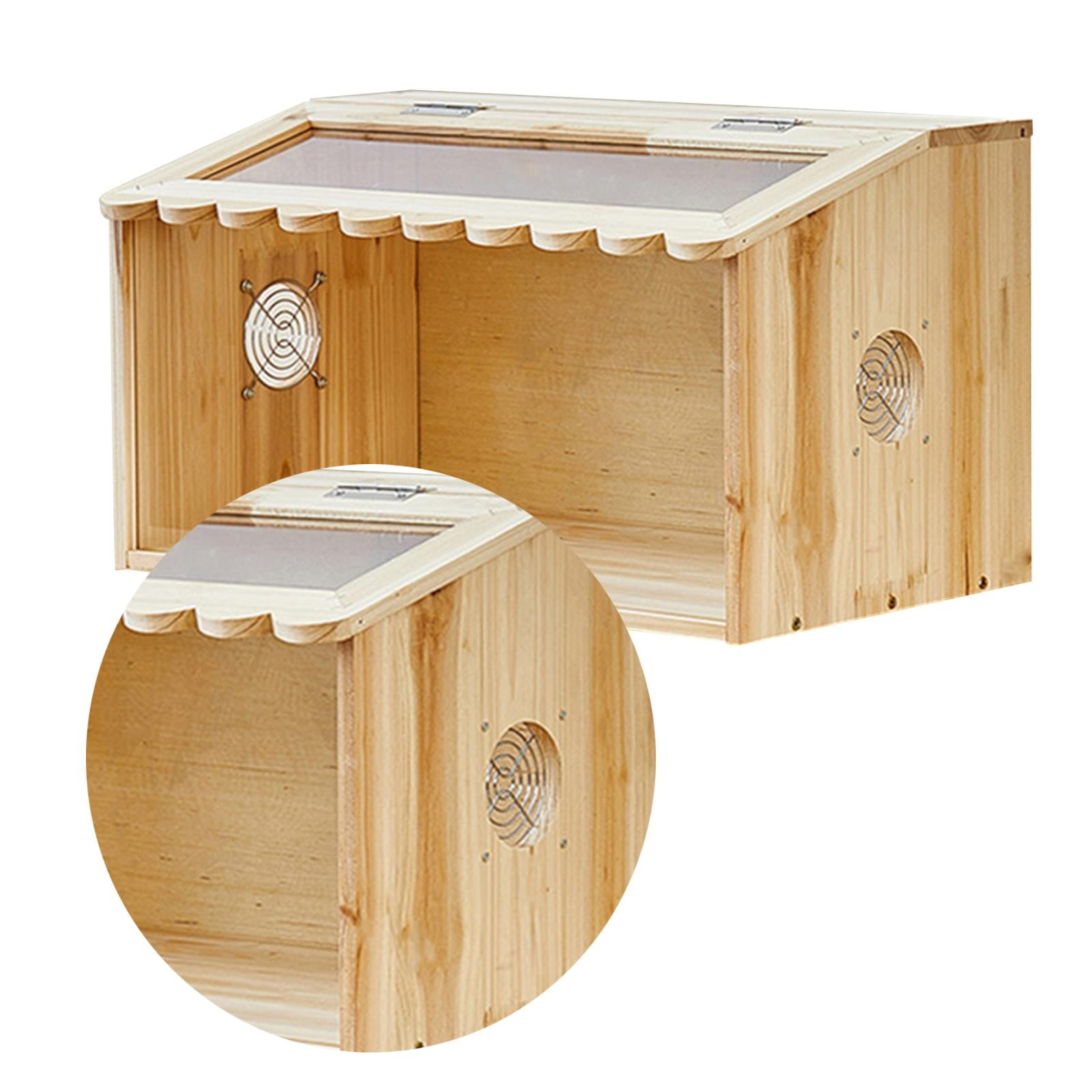 Fzaqwen Brooder Box for Chicks Chicken Coop Accessory Easy Assembly Easy Access Breeding Length 50 cm