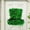 Green, variant on Vikakiooze St Patricks Day Decorations , Irish Festival Madder Wreath, Illumited St. Patrick's Hat Decorative Door Pendant