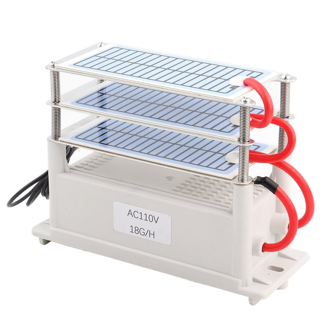 Purificador de aire con chip a prueba de humedad y generador de ozono integrado de 18 g para secadoras, refrigeradores, 110 V/220 V