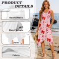 thumbnail image 2 of HELLHERO Sleeveless Summer Sleeveless Dress, Strawberry Bow Print with Heart Accents Sleeveless Sundress Polyester Women Round Neck Sleeveless Tank Dress, 2 of 8