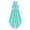 Mint Green, variant on iiniim Big Girls Floral Lace Shiny Crystal Pageant Dance Gown Birthday Party High Low Dress Size 6-16