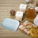 thumbnail image 5 of 2 jaboneras de doble capa con tapa y desagüe para baño y cocina (azul), 5 of 5