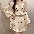 thumbnail image 2 of Ensemble de 3 Pyjamas pour Femmes Ensembles Pyjamas et Shorts Pyjamas Tenues de Détente, 2 of 6