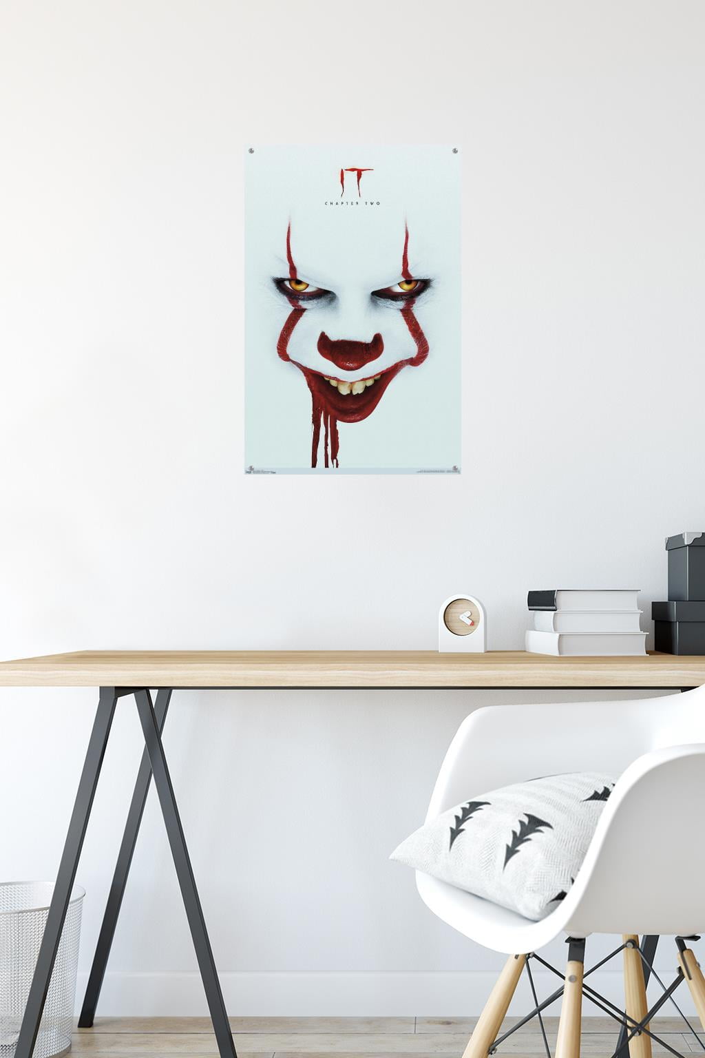 IT: Chapter 2 - Smile One Sheet Wall Poster with Push Pins, 14.725" x 22.375"
