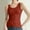 Watermelon Red, variant on Aobny Basic Vacation Leisure Women's Tank Tops Red Slimming Tops Crew Neck Ribbed Muscle Womans Shirts