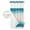 Gray Blue Teal Blue Light Beige, variant on No Hook Green Stripes Shower Curtain with Snap in Liner Set, Light Pink Ombre Simple Abstract Lines Waterproof Bathroom Curtains with See Through Top Window, Hotel Style Extra Long 72 x 96 Inch