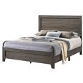 thumbnail image 2 of Rustic Gray Wood 5pc Bedroom Set in Cali King with 2 Nightstands, 2 of 6