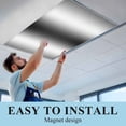 thumbnail image 6 of Black Grey White Fluorescent Light Covers, Farmhouse Ombre Color Modern Simple Magnetic Light Covers for Ceiling Lights, Fluorescent Ceiling Shade Filters for Classroom Bedroom Office 4x2Ft x 2PCS, 6 of 8