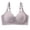 Gray, variant on SYMOID Womens Seamless Wireless T-Shirt Bra Full Coverage Comfort Bra Nylon Spandex Adjustable Straps Plus Size Options 36-46 B/C Beige,Size 44