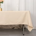 thumbnail image 5 of BalsaCircle 60" x 102" Premium Polyester Rectangular Tablecloth Table Linens Beige, 5 of 8