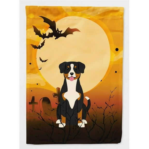 Caroline's Treasures BB4304GF Halloween Entlebucher Flag Garden Size , Small, multicolor