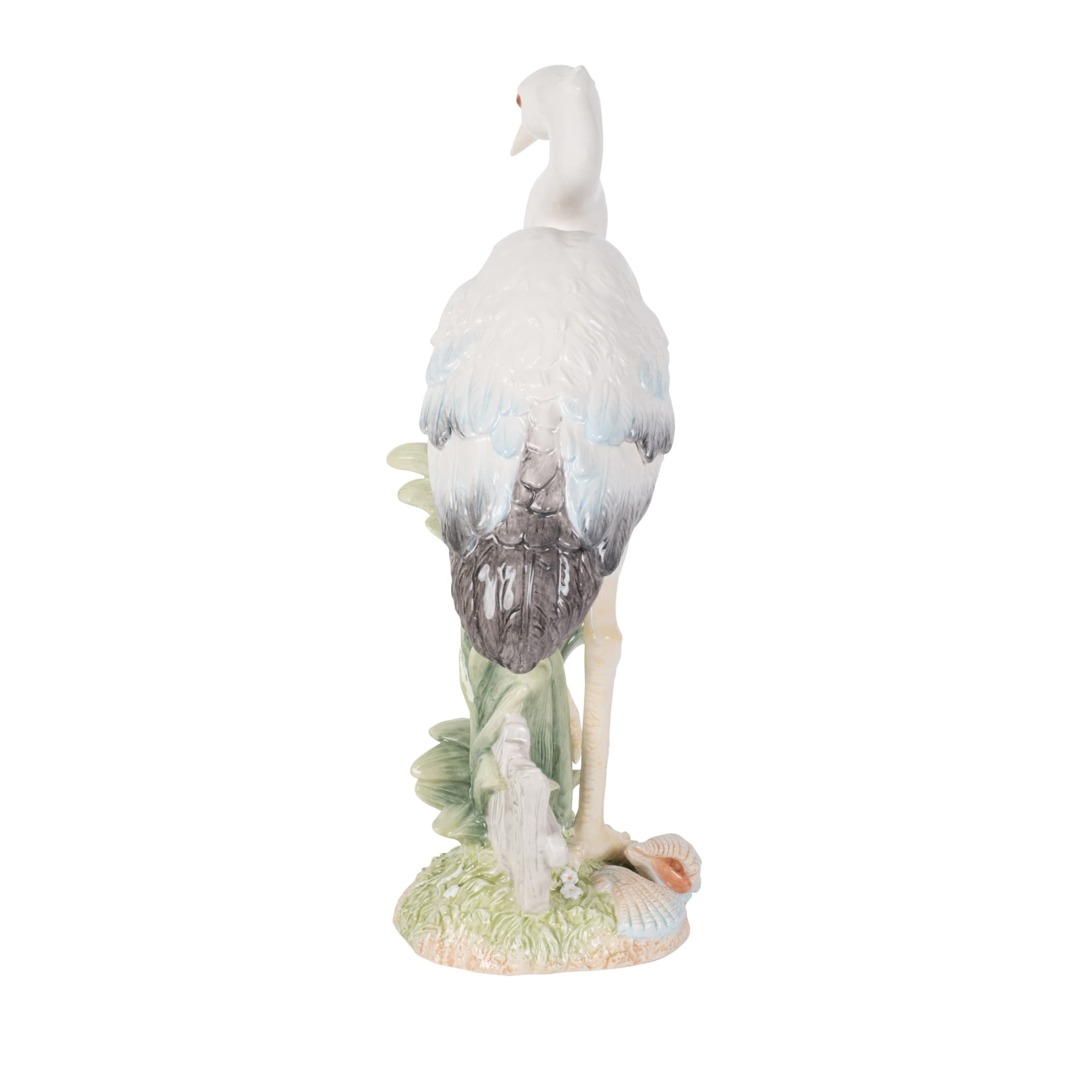 Fitz and Floyd Newport Home 16" Tall Egret Face Earthenware Decorative Figurine