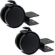 thumbnail image 5 of Ruedas Giratorias Tipo U - Ruedas Giratorias de Goma - Ruedas Giratorias de 50 Mm con Freno, Ruedas Resistentes para Muebles, Cuna, Paquete de 4, 5 of 5