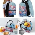 thumbnail image 2 of Jeiento Axolotl Backpacks for Boys with Lunch Box for Girls Kindergarten Elementary Kids Bookbag Large Capacity Pencil Case Set 4 Pieces School Bag with Water Bottle Holder with Strap Blue Ocean, 2 of 7
