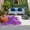Purple/Gold, variant on Burnt Orange Outdoor Rug 4x6 Ft, Non Slip Washable Area Rug, Sparkle Gold Stained Floral Flower Art Patio Rugs Carpet Runner, Large Floor Mat for Indoor/Outdoor Deck Porch Camping