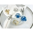 thumbnail image 6 of Fennco Styles Coastal Sea Creatures Metal Napkin Rings, Set of 6 - Silver Nautical Sea Life Napkin Holders for Home Décor, Dining Table, Banquets, Family Gathering and Special Occasions, 6 of 8