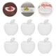 thumbnail image 4 of Plato de postre con forma de manzana, 8 unidades, multifunción, para dulces, aperitivos y frutas., 4 of 6