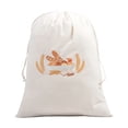 thumbnail image 5 of Reusable Beeswax Linen Bread Storage Bag with Drawstring and Optional Zipper Closure, Natural Cotton Sourdough Bread Keeper for Homemade Artisan Loaf, Baguette, Large 17 x 13 Inch Eco-Friendly, 5 of 9