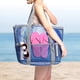 thumbnail image 2 of Bolsa de playa, bolsa de playa de malla de color F, bolsa de playa de gran tamaño con 9 bolsillos, bolsa de juguetes de playa Vhermosa HMHZ485-2, 2 of 6