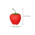 thumbnail image 2 of De modelos de fresas falsas, estatuas grandes de fresas, modelos de frutas y fresas, accesorios para fotos HOMEMAXS 16354347-MX, 2 of 7
