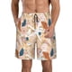 thumbnail image 1 of Balery Tropical Beach Sea Shell Traje de Baño Estilo Hawaiano para Hombre, Shorts de Secado Rápido con Bolsillos-X-Large, 1 of 6
