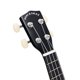 thumbnail image 3 of Ukelele POMAIKAI Soprano de madera con cuerdas de nailon, 21 pulgadas, color negro, 3 of 8