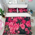 thumbnail image 2 of 3D Red Rose Floral Quilt Cover Set Bedding Set Pillowcases 29, 2 of 2
