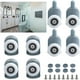 thumbnail image 1 of Juego de 8 ruedas corredizas para puerta de ducha, rueda giratoria de 23mm para puerta corrediza de cabina para baño, 1 of 5