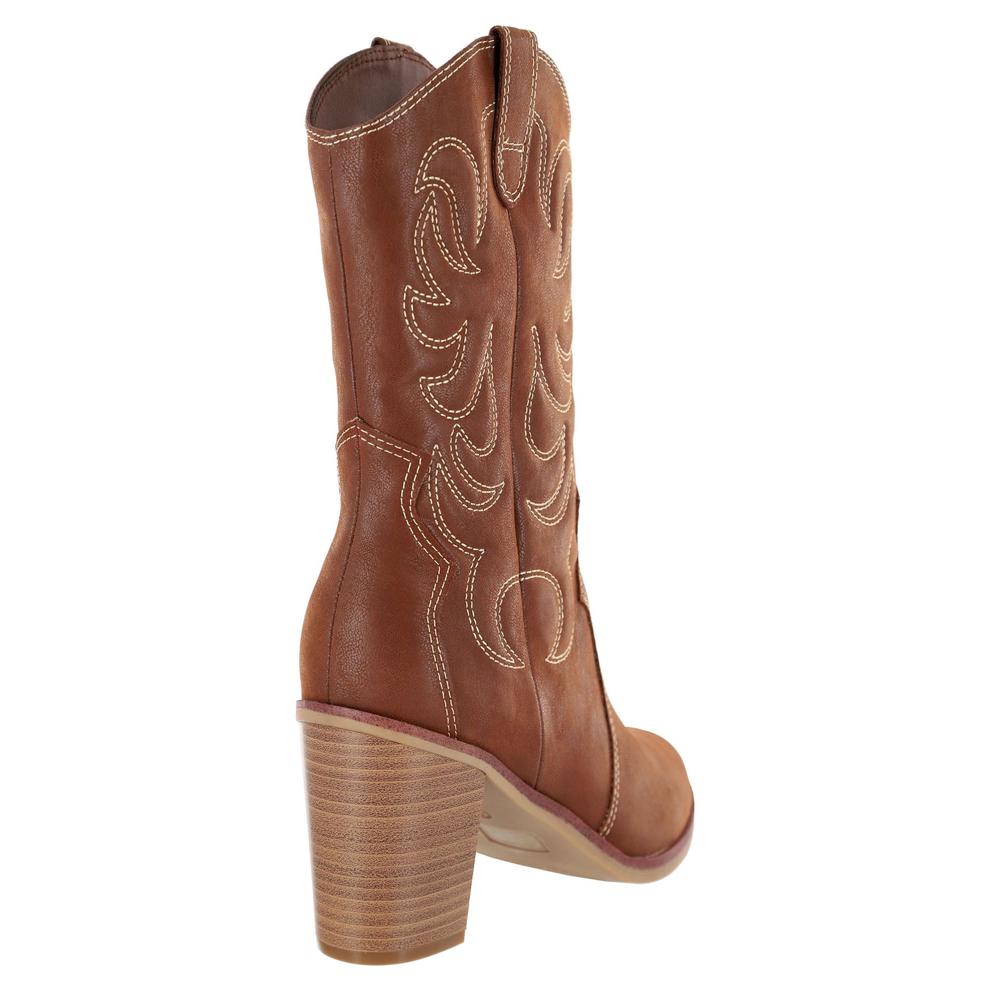 The Pioneer Woman Embroidered Mid-Calf Western Boots, Women's - image 5 of 6