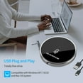 thumbnail image 2 of Amdohai USB Conférence Ordinateur Microphone Bureau Micro 360 ° Omnidirectionnel Condensateur Plug & Play, 2 of 8