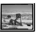 thumbnail image 2 of Historic Framed Print, Naval Ordnance Test Station Inyokern, Randsburg Wash Facility Target Test Towers, Tower Road, China Lake vicinity, Kern County, CA - 14, 17-7/8" x 21-7/8", 2 of 9