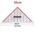 thumbnail image 2 of 30CM Drawing Triangle Ruler Multi-Function Design with Handle Protractor Measurement Stationery, 2 of 7