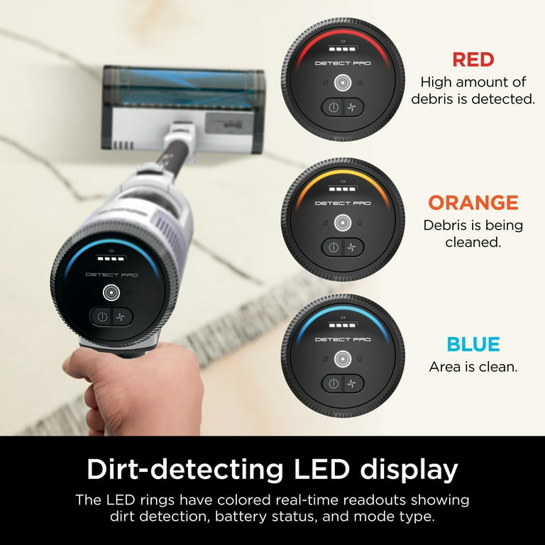 Shark Detect Pro Cordless Stick Vacuum with PowerFins Brushroll,  Stick/Handheld (2-in-1), Ash Purple/Grey, IW1120