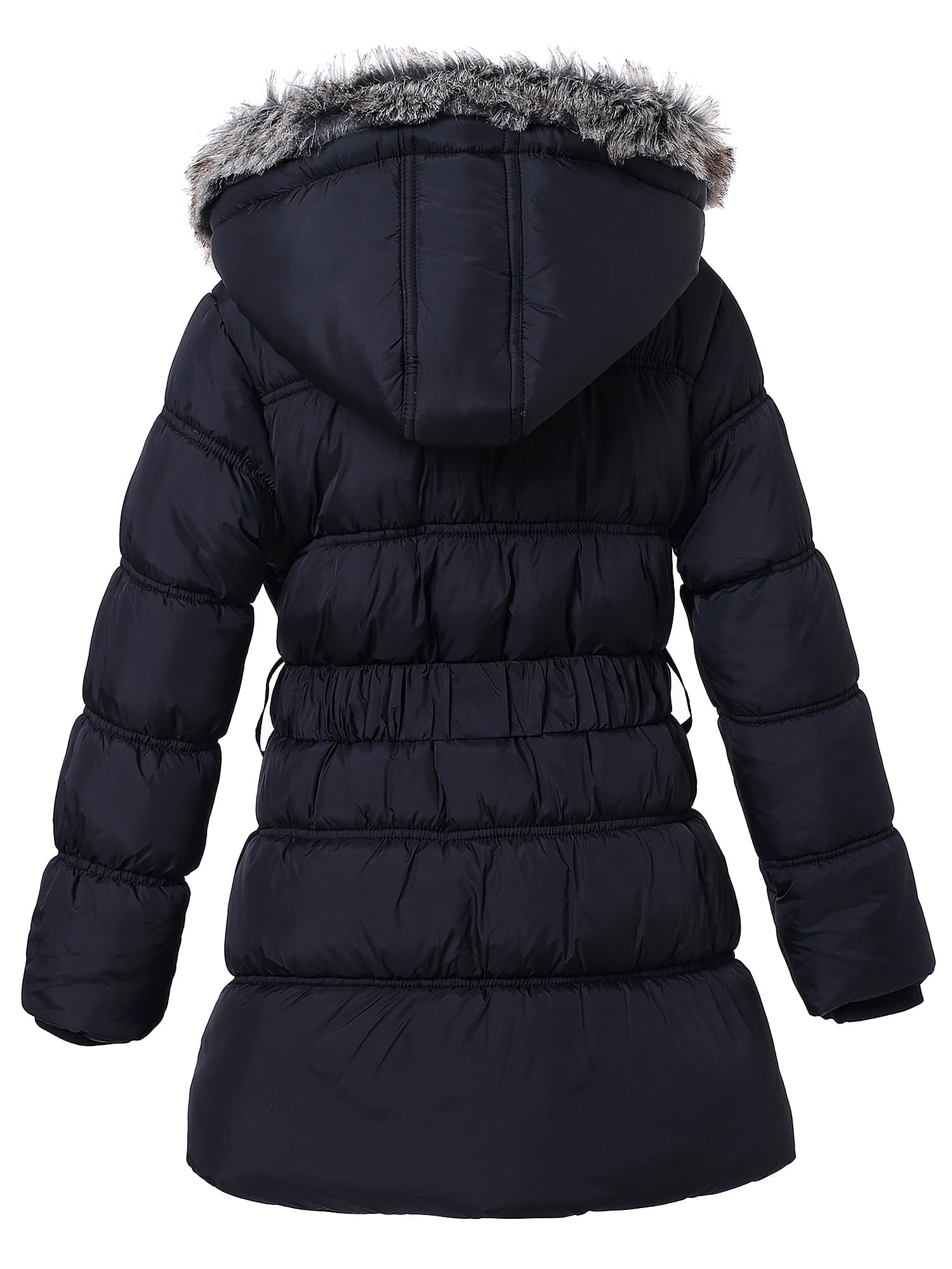 little girls black coat