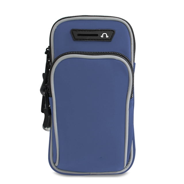 Hukapapa Lycra hueso reflectante bolso de brazo para teléfono móvil camping al aire libre impermeable bolso para teléfono móvil rosa