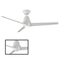 thumbnail image 3 of Modern Forms Slim 52 Slim 52" 3 Blade Indoor / Outdoor Smart Led Ceiling Fan - White, 3 of 7