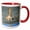 Red/White, variant on 3drose, Vicuna Calf Wildlife, Salar De Surire, Chile - Sa05 Mzw0034 - Martin Zwick, 11oz Magic Transforming Mug